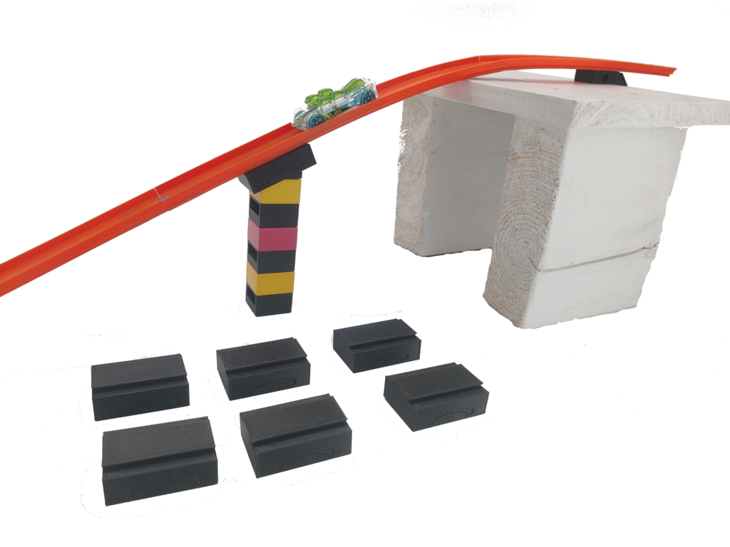 6 Adaptateurs Pivot compatible Hot Wheels et Duplo